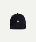 Swan Logo Heavy Cotton Twill Cap - Deep Black