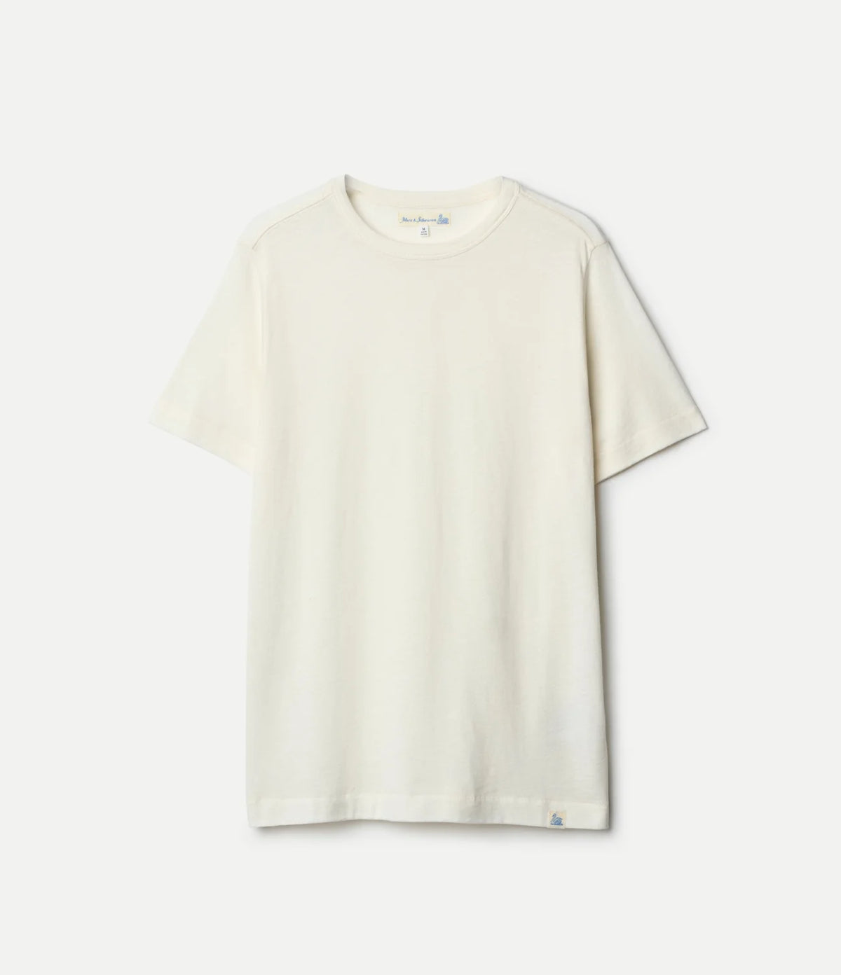 Premium Cotton-Cashmere T-Shirt - Natural