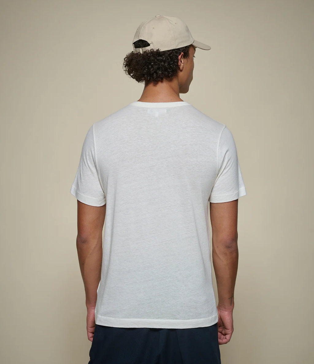 Premium Cotton-Cashmere T-Shirt - Natural