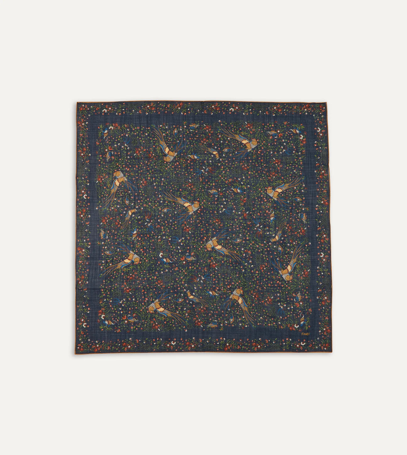 Birds of Paradise Wool Scarf