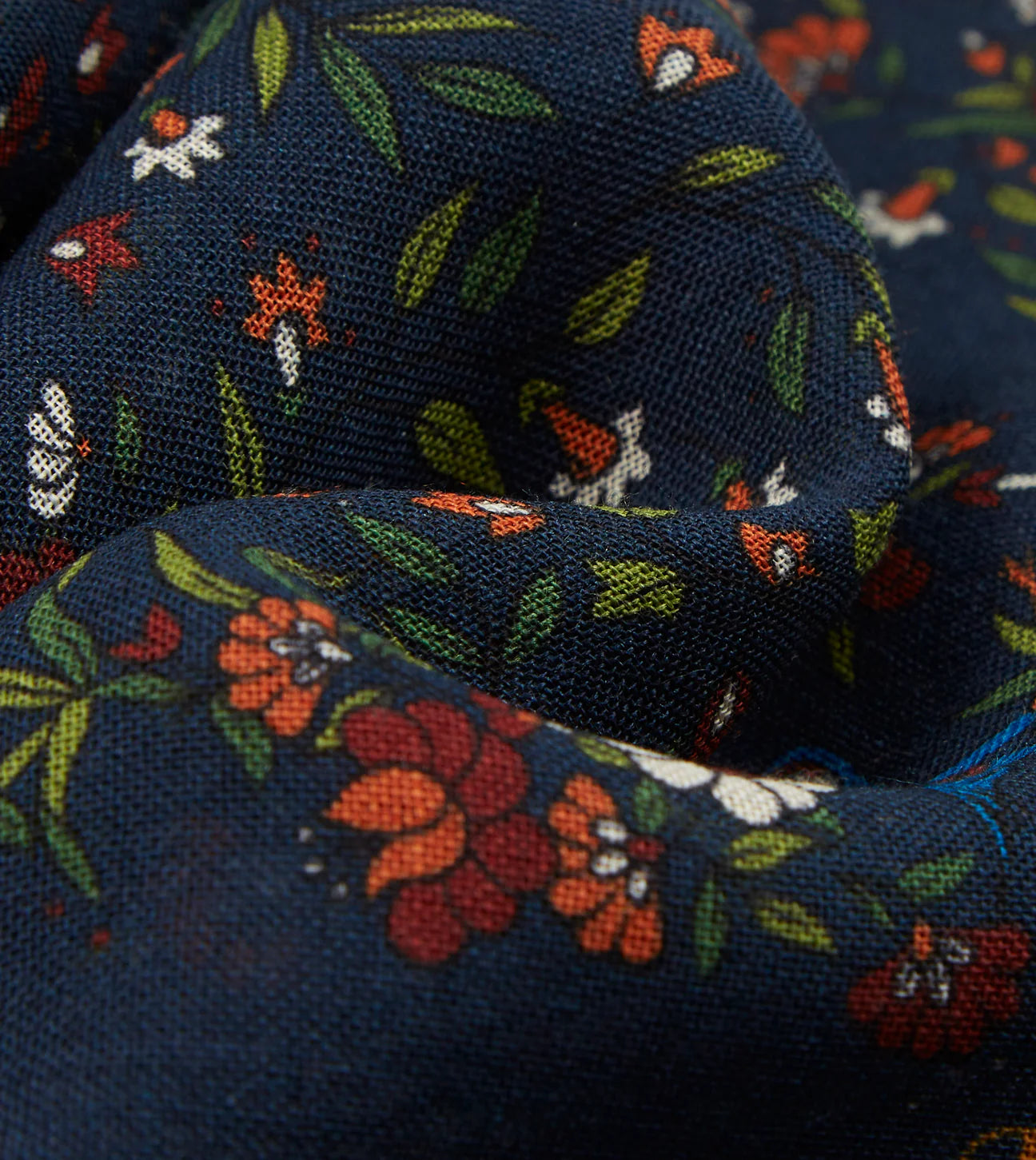 Birds of Paradise Wool Scarf