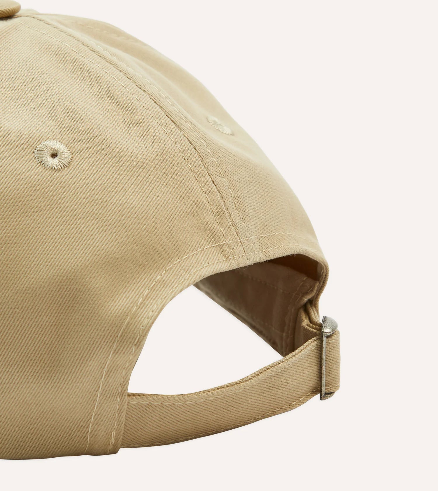 D Flower Baseball Cap - Khaki