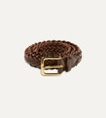 Braided Belt - Brown