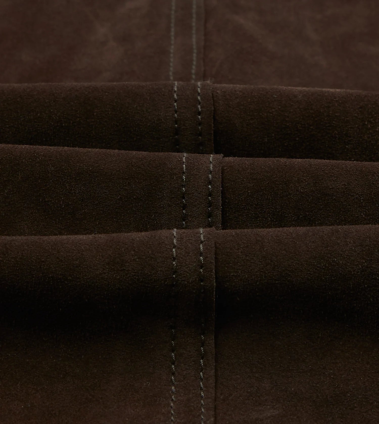 Heavy Suede 5-Pocket Chore Jacket - Chocolate Brown