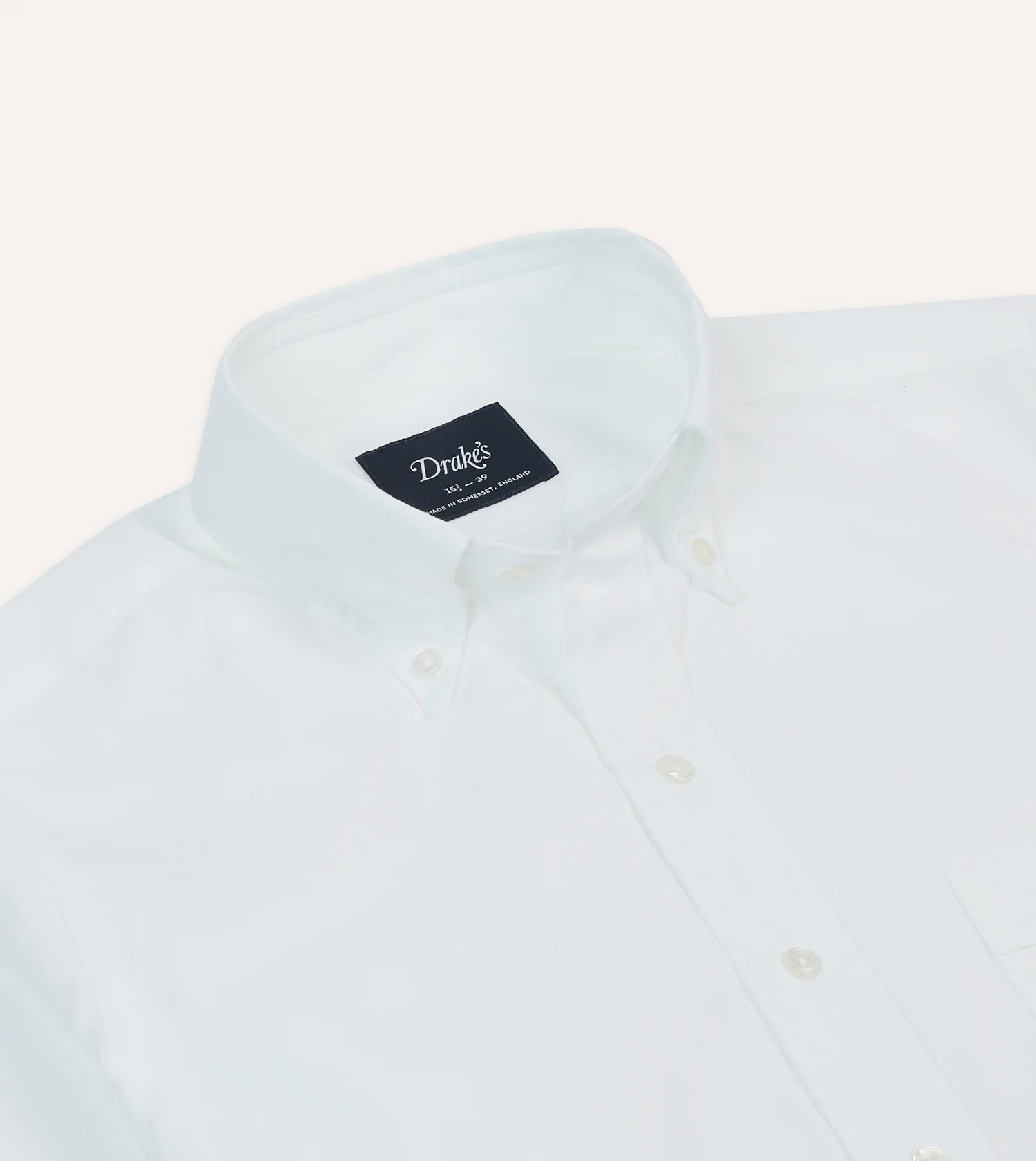 Pinpoint Oxford Button Down Shirt - White