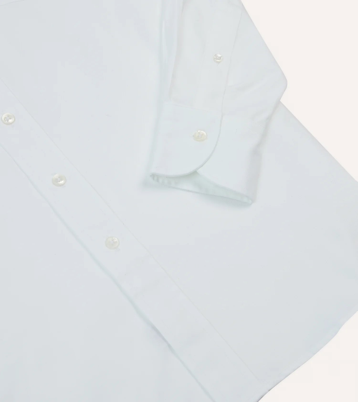 Pinpoint Oxford Button Down Shirt - White