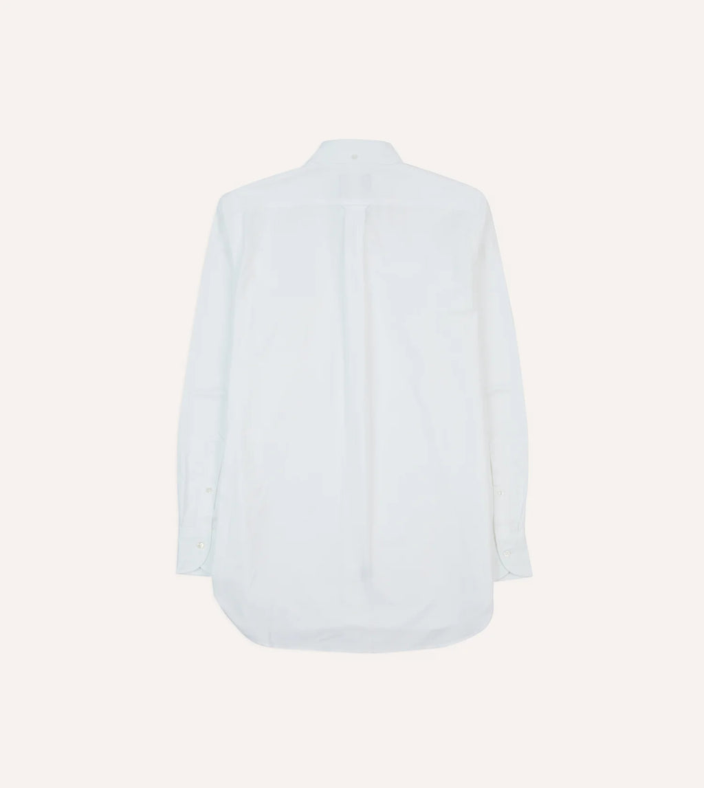Pinpoint Oxford Button Down Shirt - White