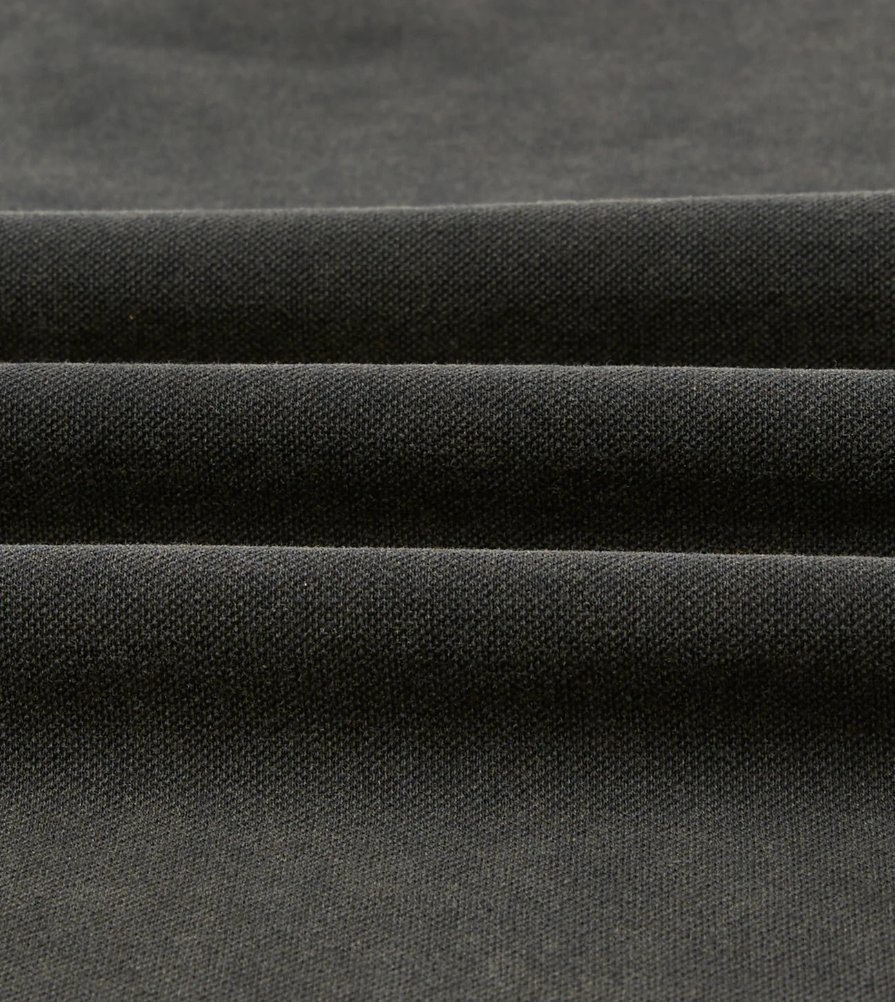 Washed Pique Polo - Black