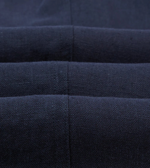Antique Linen Navy Games Trousers by Drake's featuring a relaxed fit and classic design, displayed on a plain background.