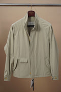 Cohérence GIANNI Harrington Jacket in sand-colored weather-resistant cotton, stylish men's outerwear with a classic fit.