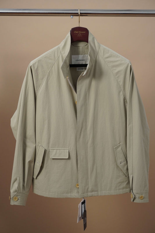 GIANNI Harrington Jacket - Sand Weather Resistant Cotton
