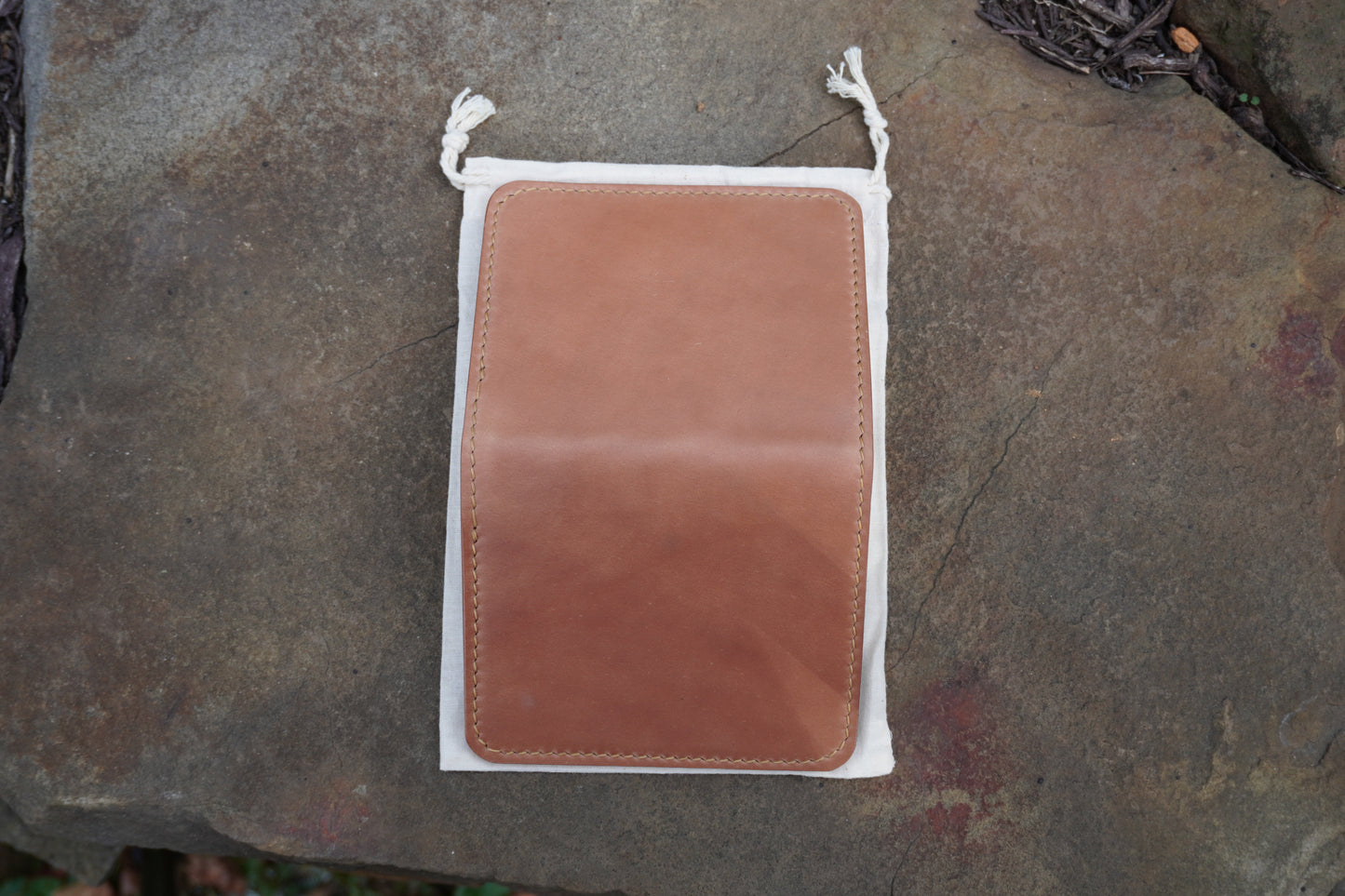 Minimalist Bi-fold Wallet - Natural Unglazed Horween Shell Cordovan