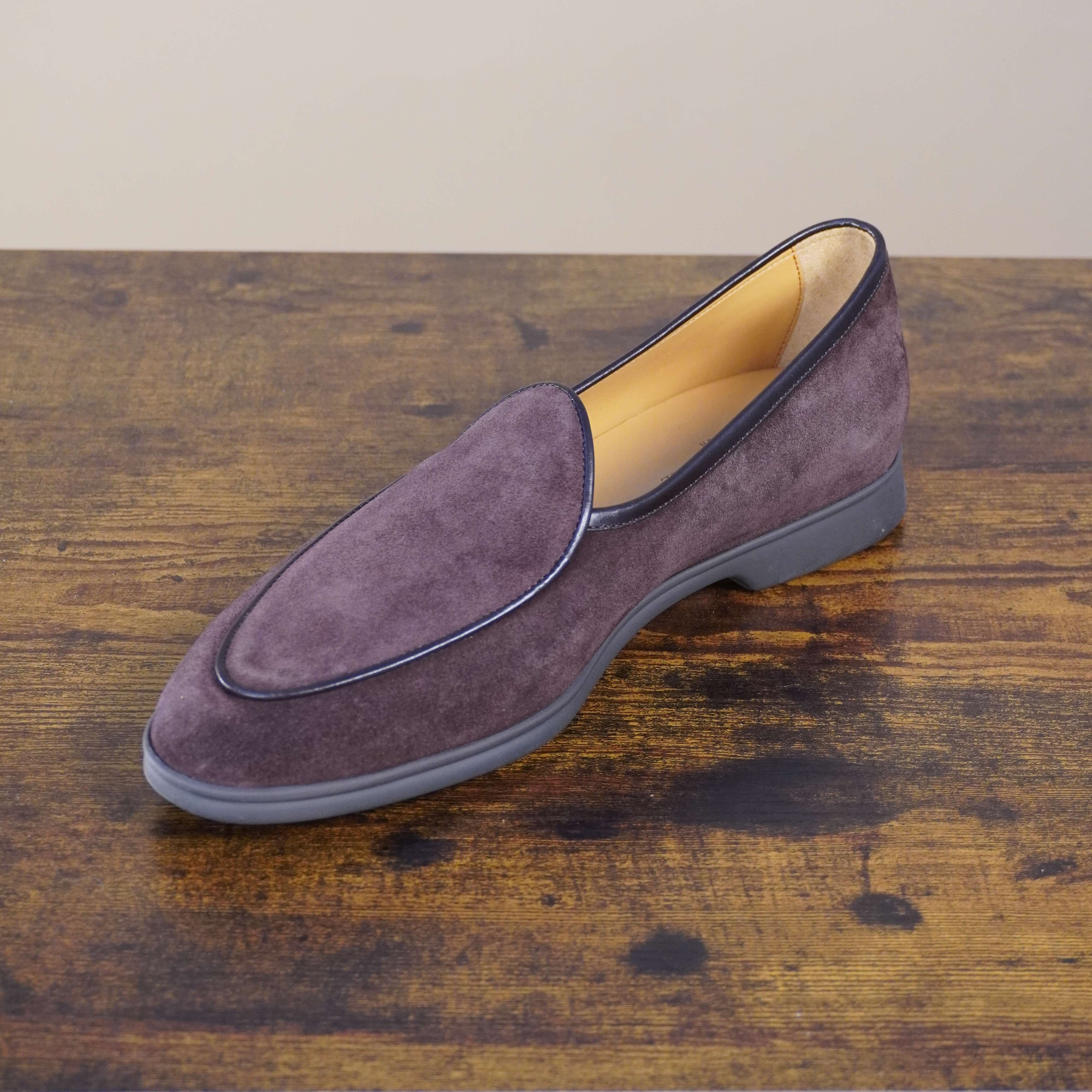 Stride Loafers - Dark Brown Suede