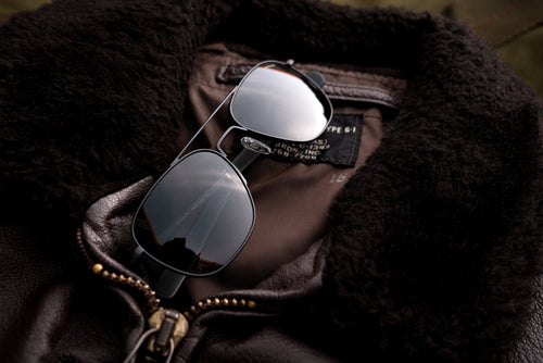 Matte black Randolph USA Aviator military special edition accessories with sleek design and high-quality finish.