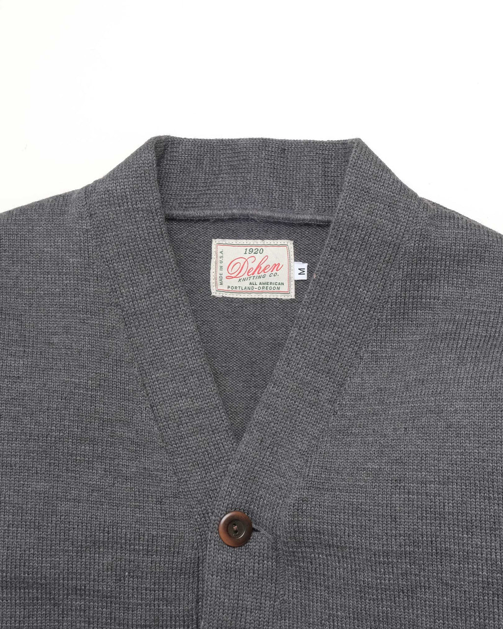 Classic Wool Cardigan - Charcoal
