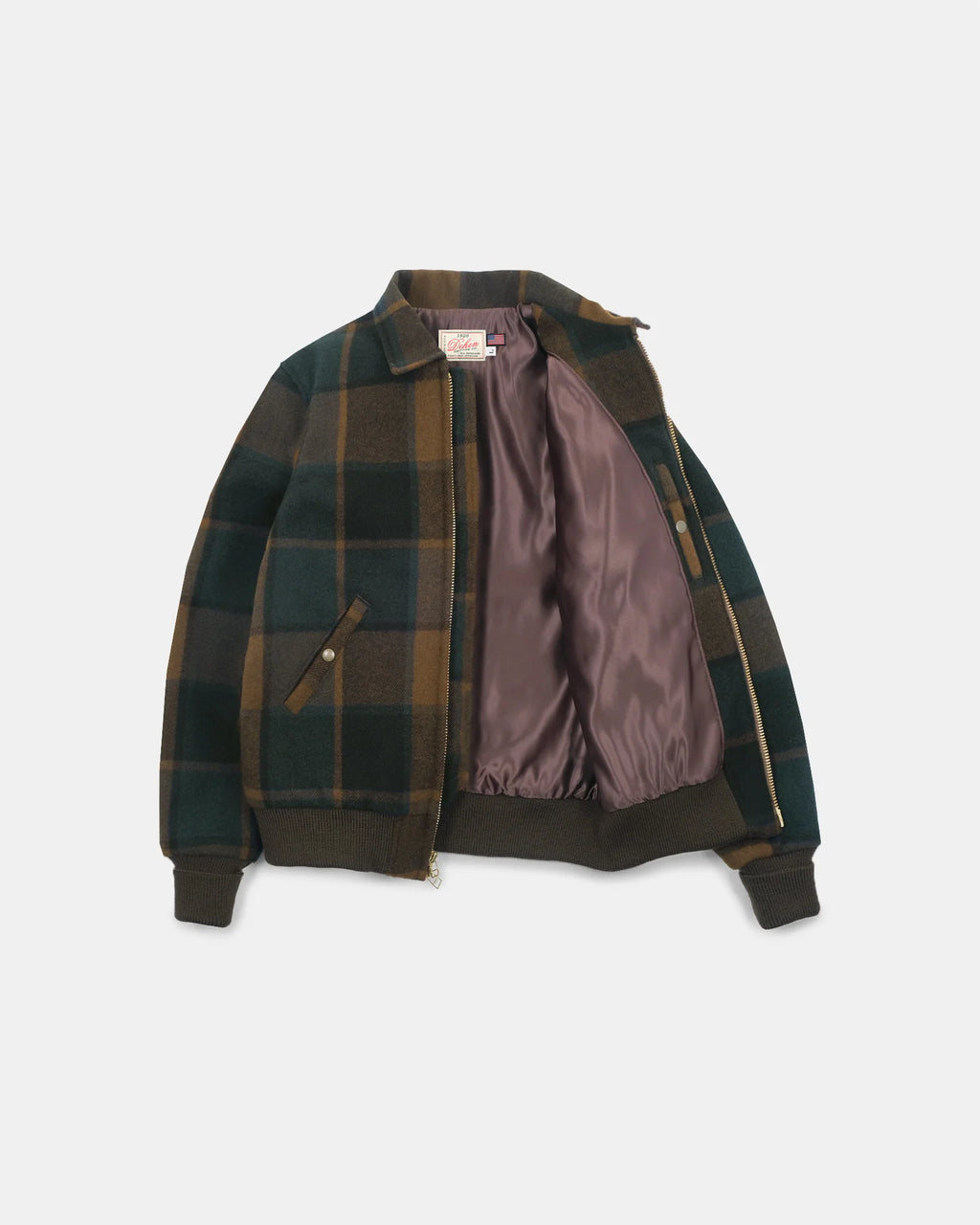 Dehen 1920 Melton Wool Weekender Jacket - Oregon Plaid
