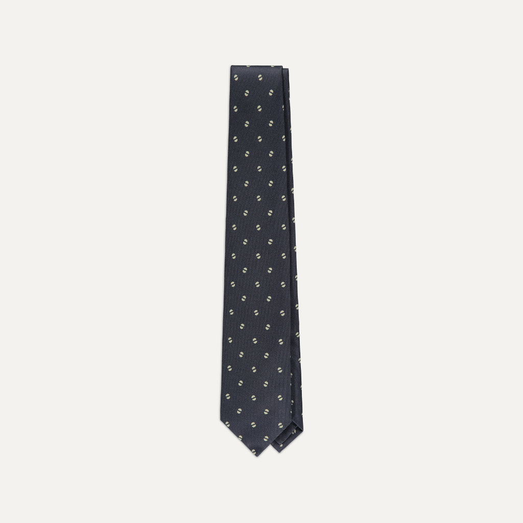 Double Dot Tie; Navy