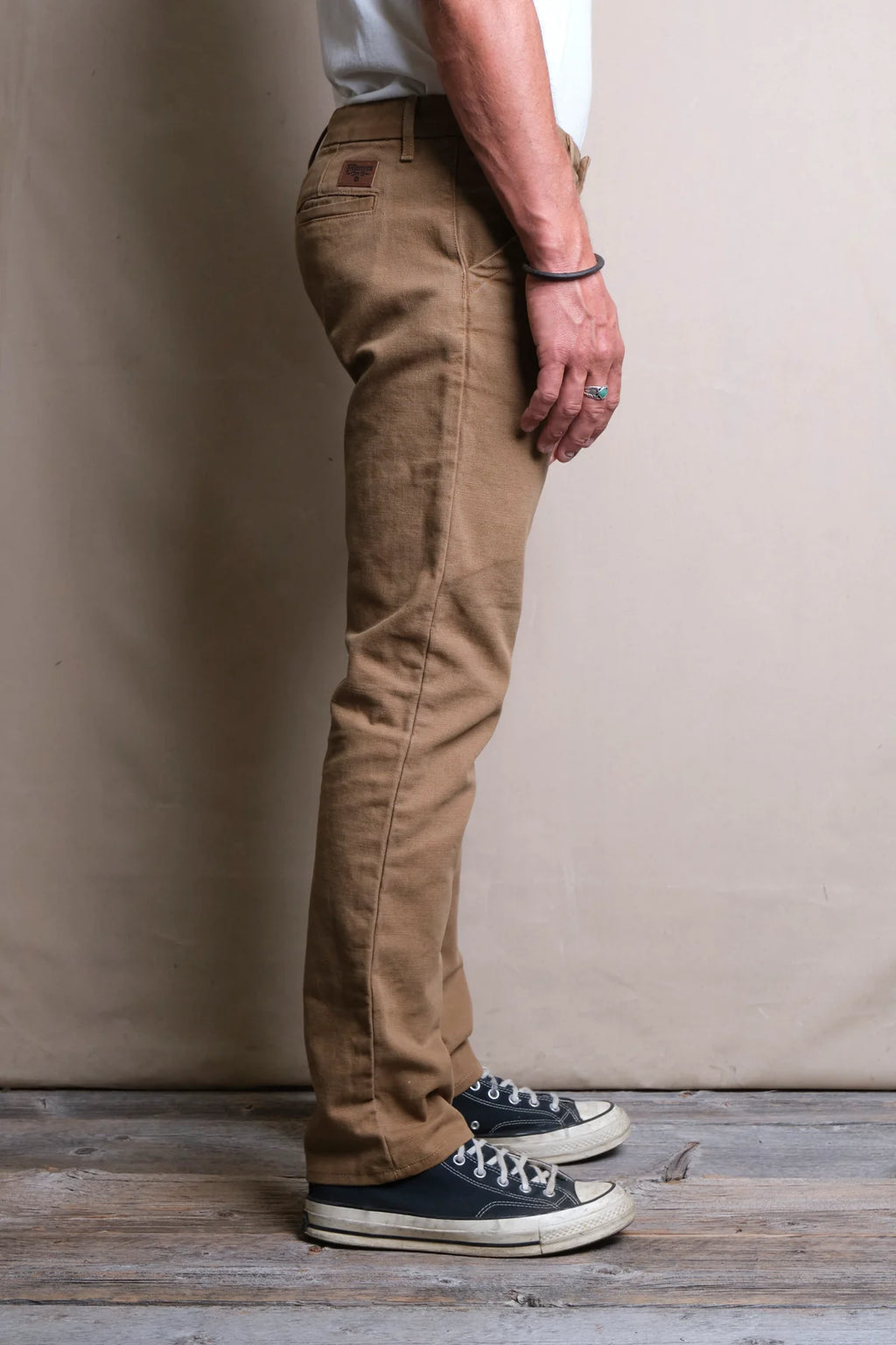 Workers Chino Slim Straight 14 Ounce Slub - Tan
