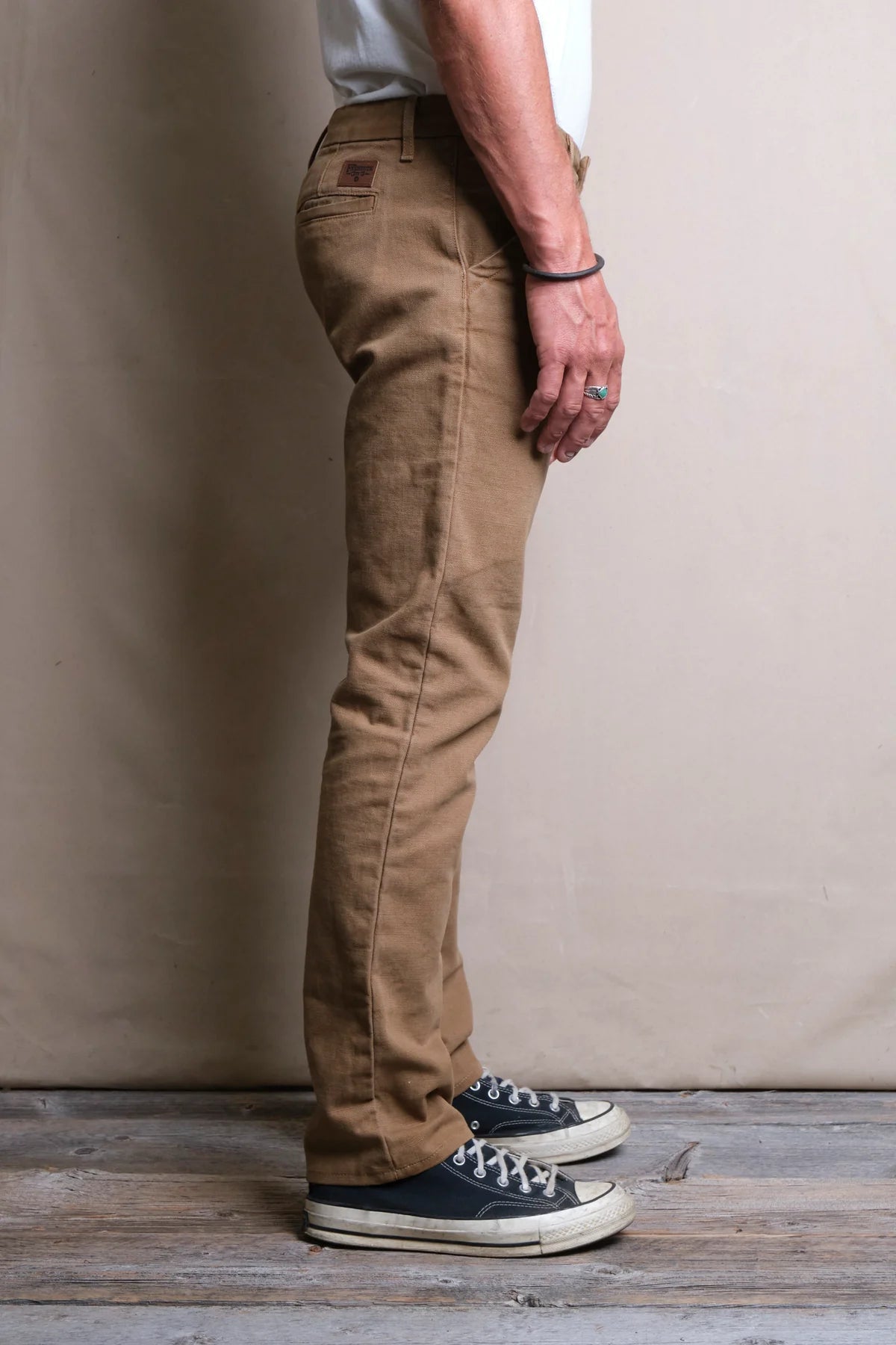 Workers Chino Slim Straight 14 Ounce Slub - Tan