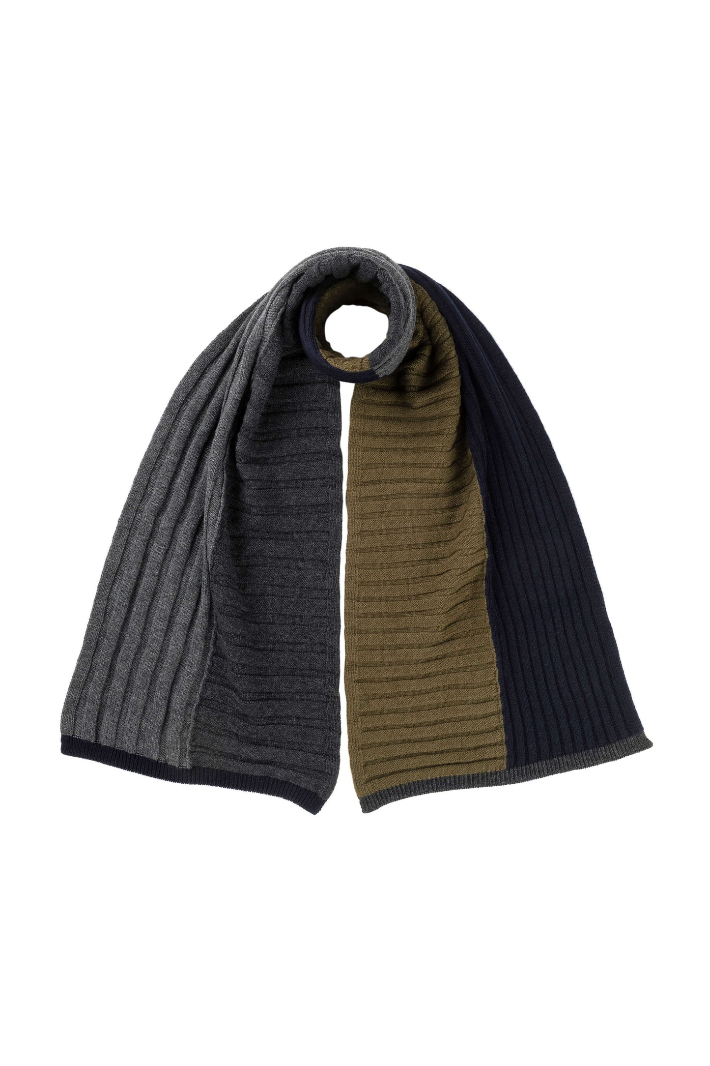 Color Block Cashmere Scarf