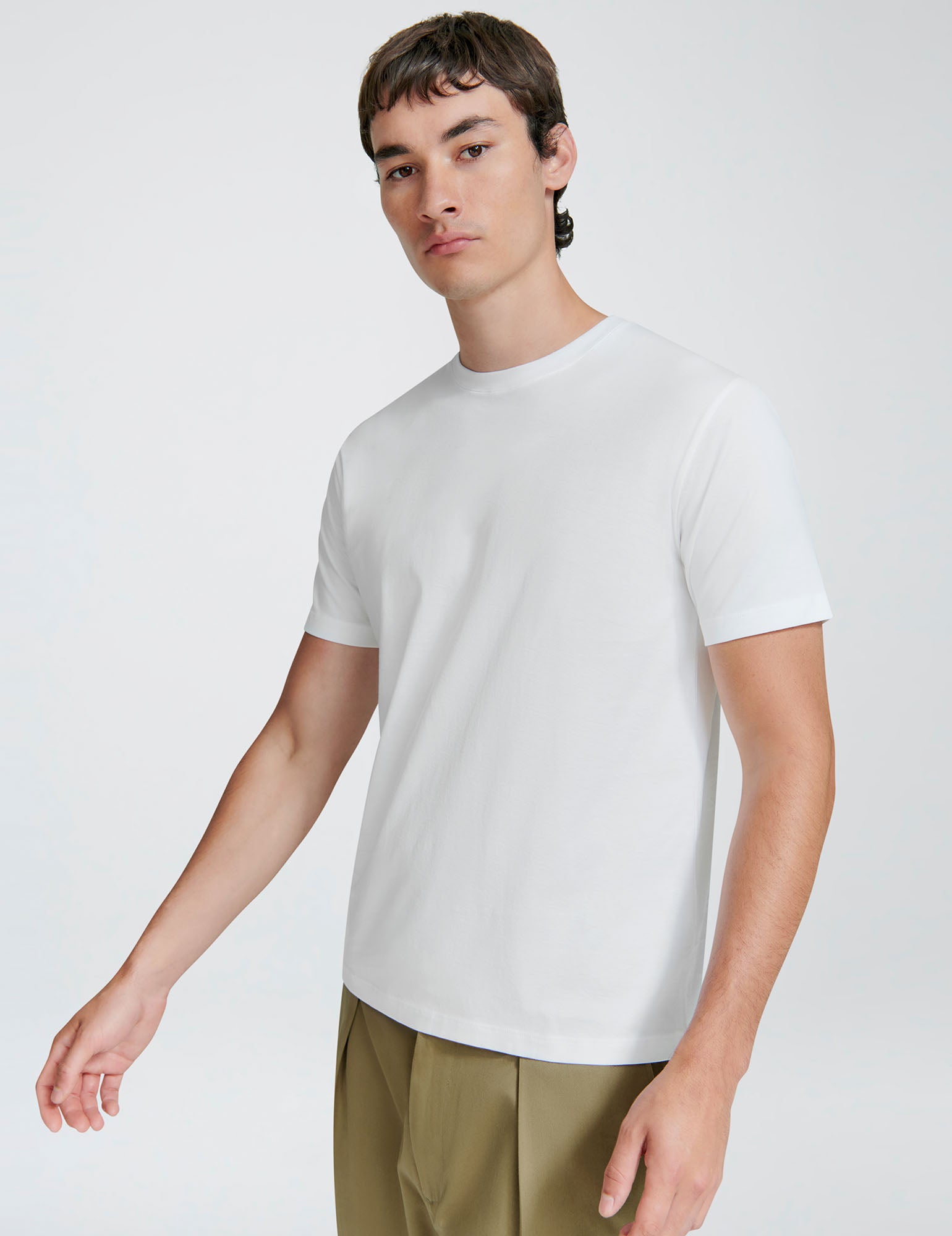 Crew Neck T-Shirt - White