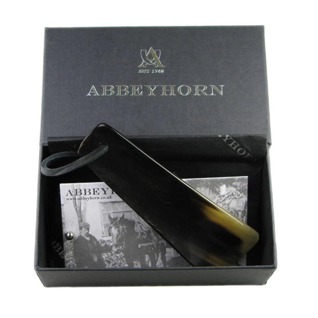 4" Travel Shoehorn with Leather Thong