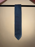 Grenadine Untipped Dot Tie - Navy