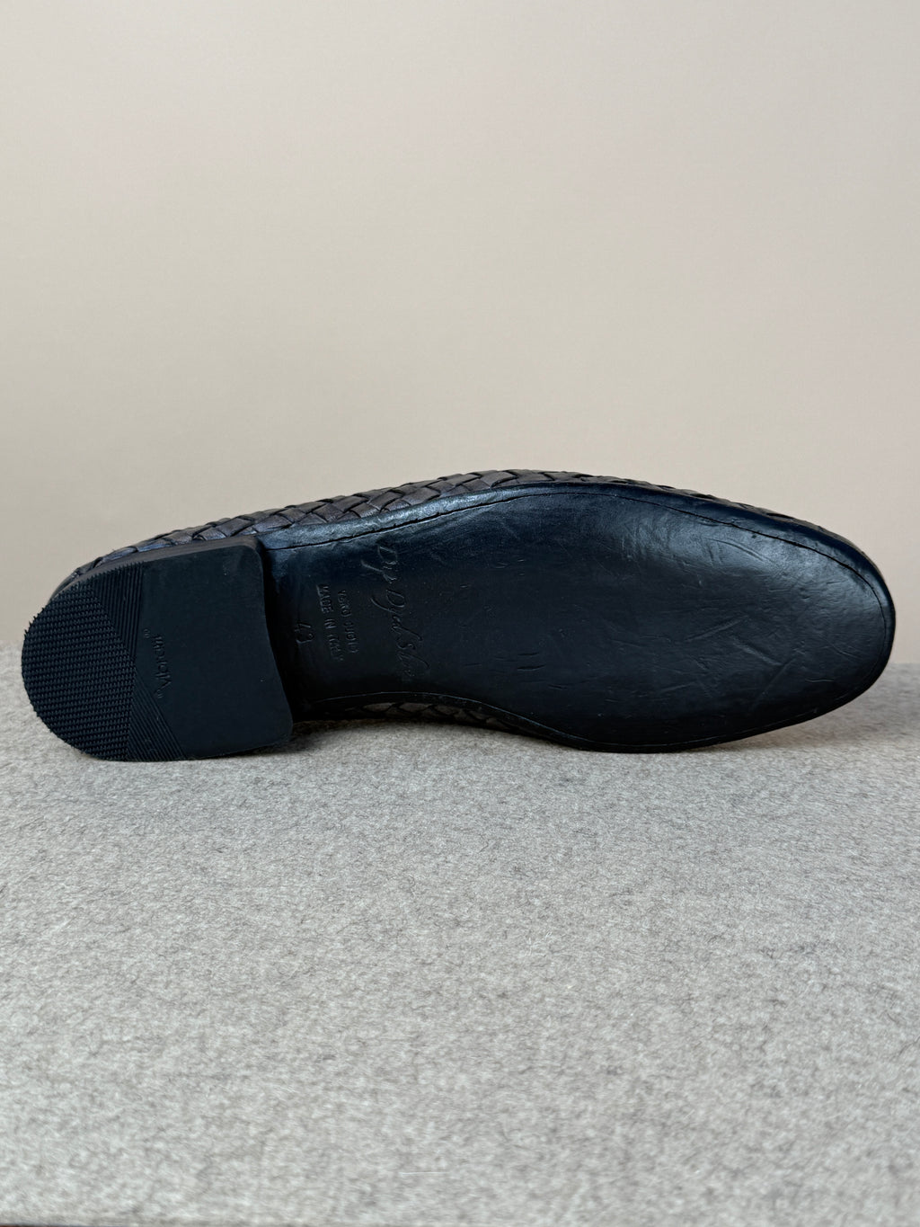 Mario Bemer Dolcevita woven stone loafers, stylish footwear with intricate weave design, comfortable slip-on shoes for casual wear.