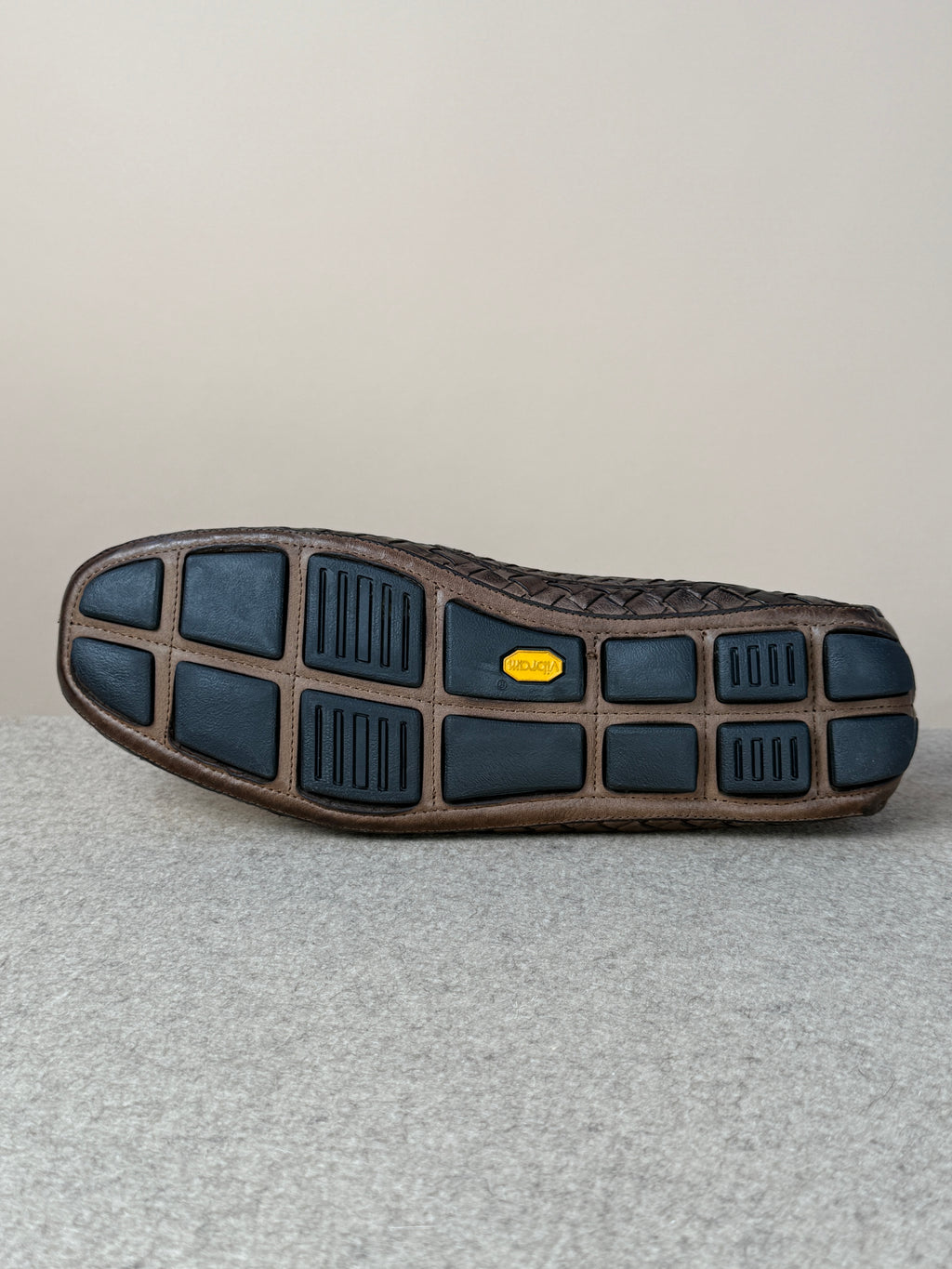 Mario Bemer woven tobacco driving loafer showing detailed leather weaving and classic slip-on design for comfortable footwear.