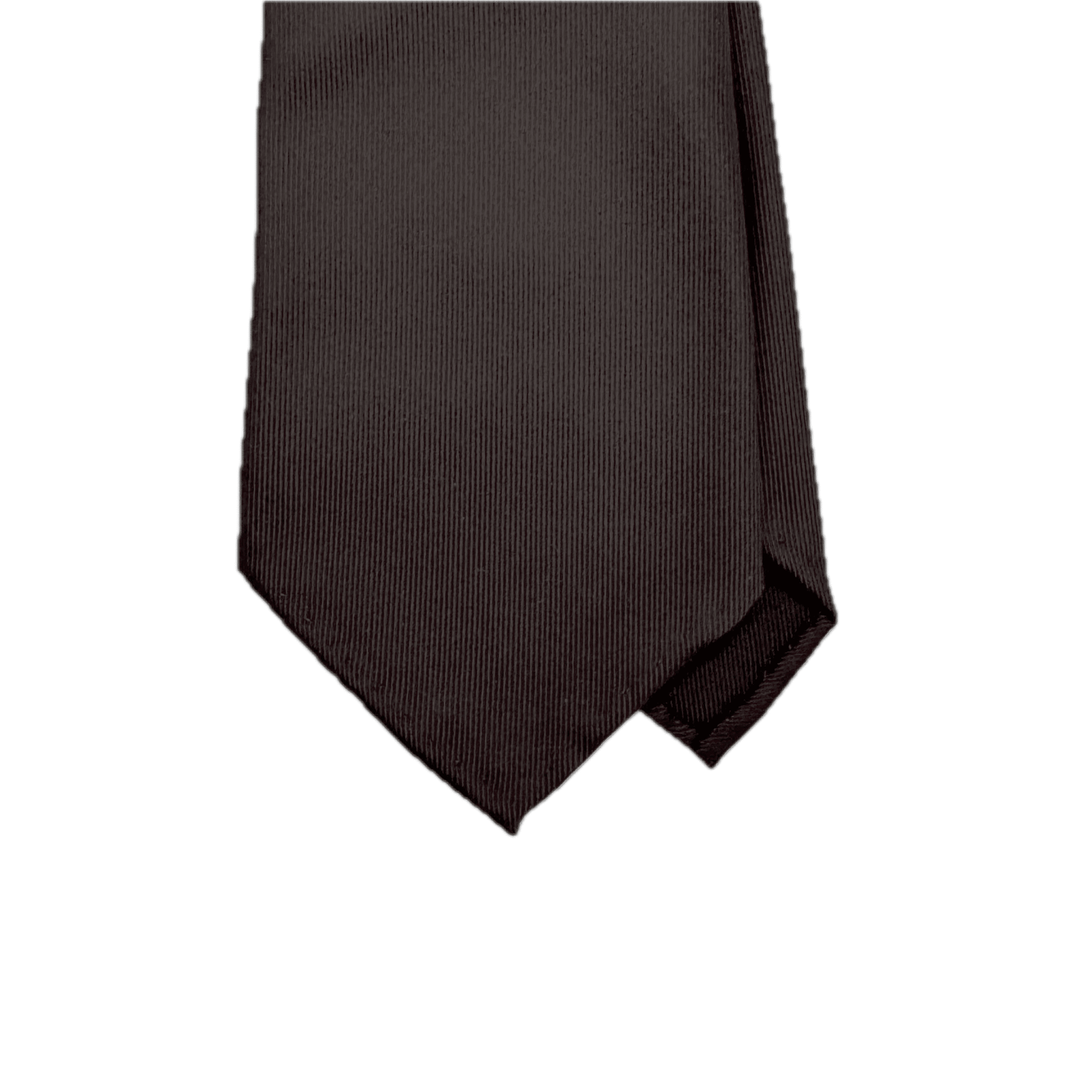 Silk Seven-Fold Tie - Brown