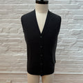 Sleeveless Cardigan - Charcoal