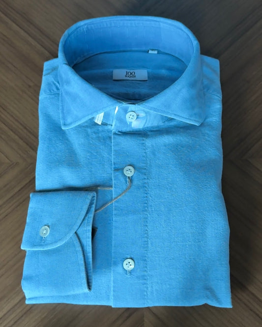 Ice Wash Japanese Denim Shirt