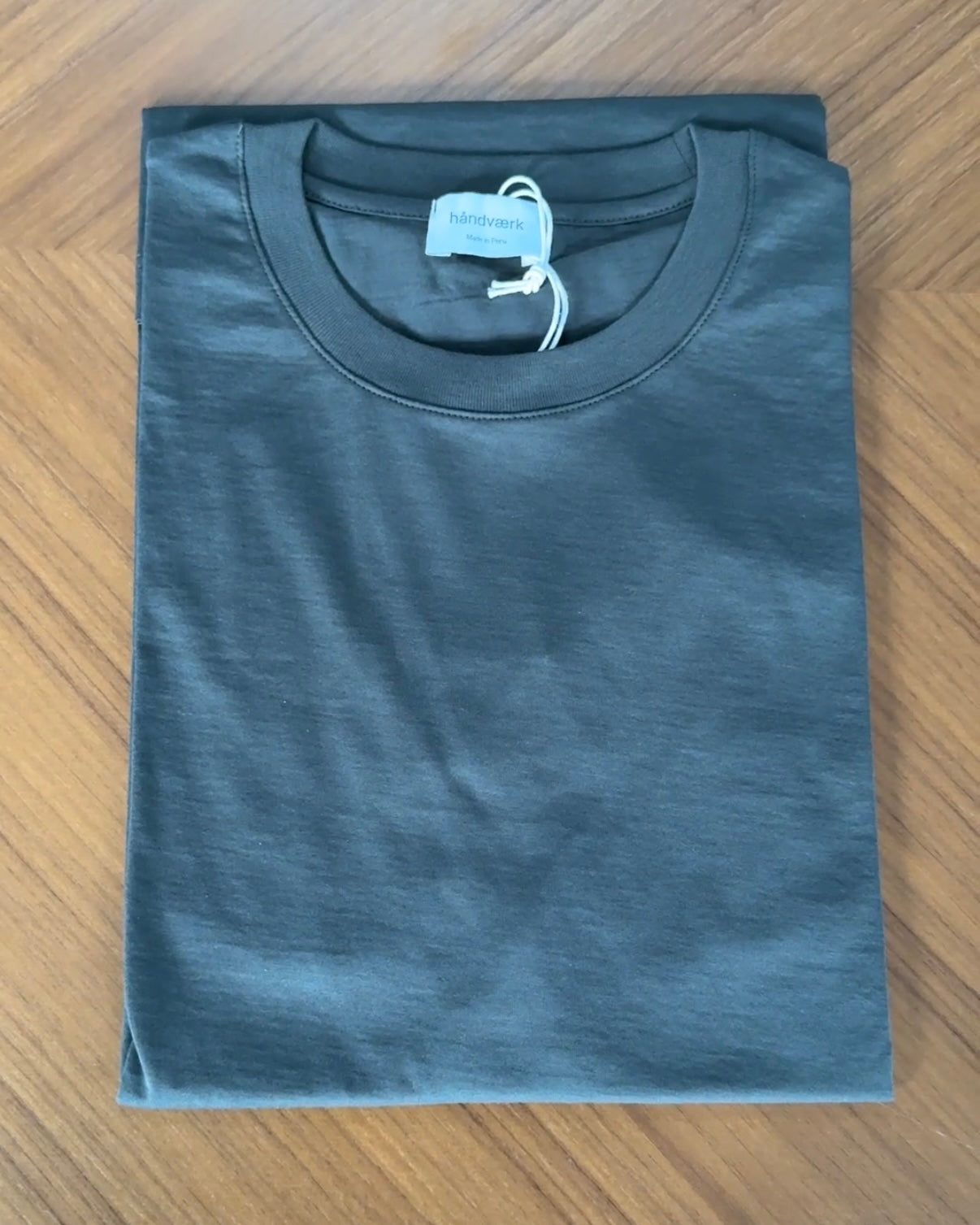 Crew Neck T-Shirt - Winter Moss