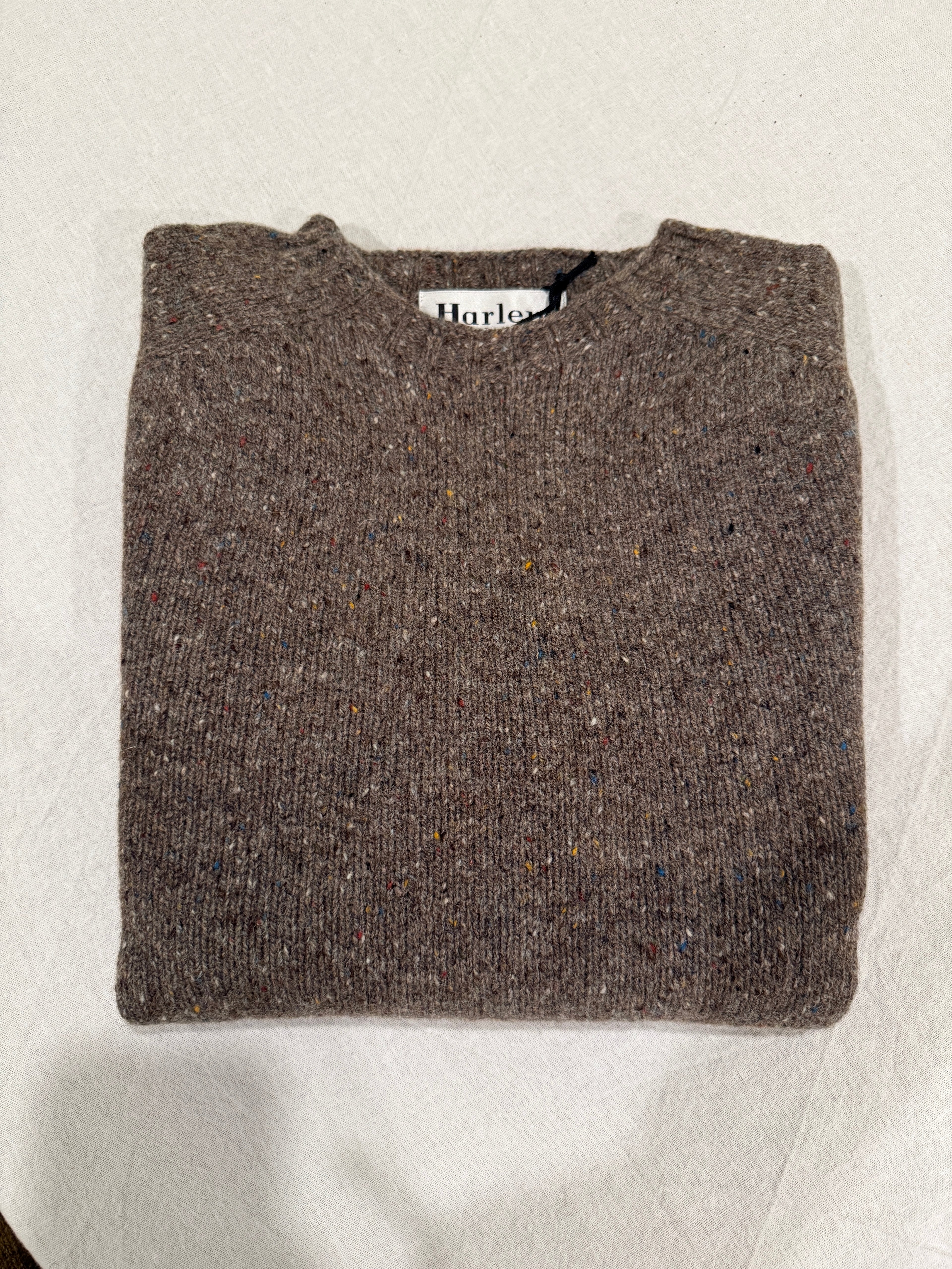 Shetland Crewneck Sweater - Tooridon Donegal