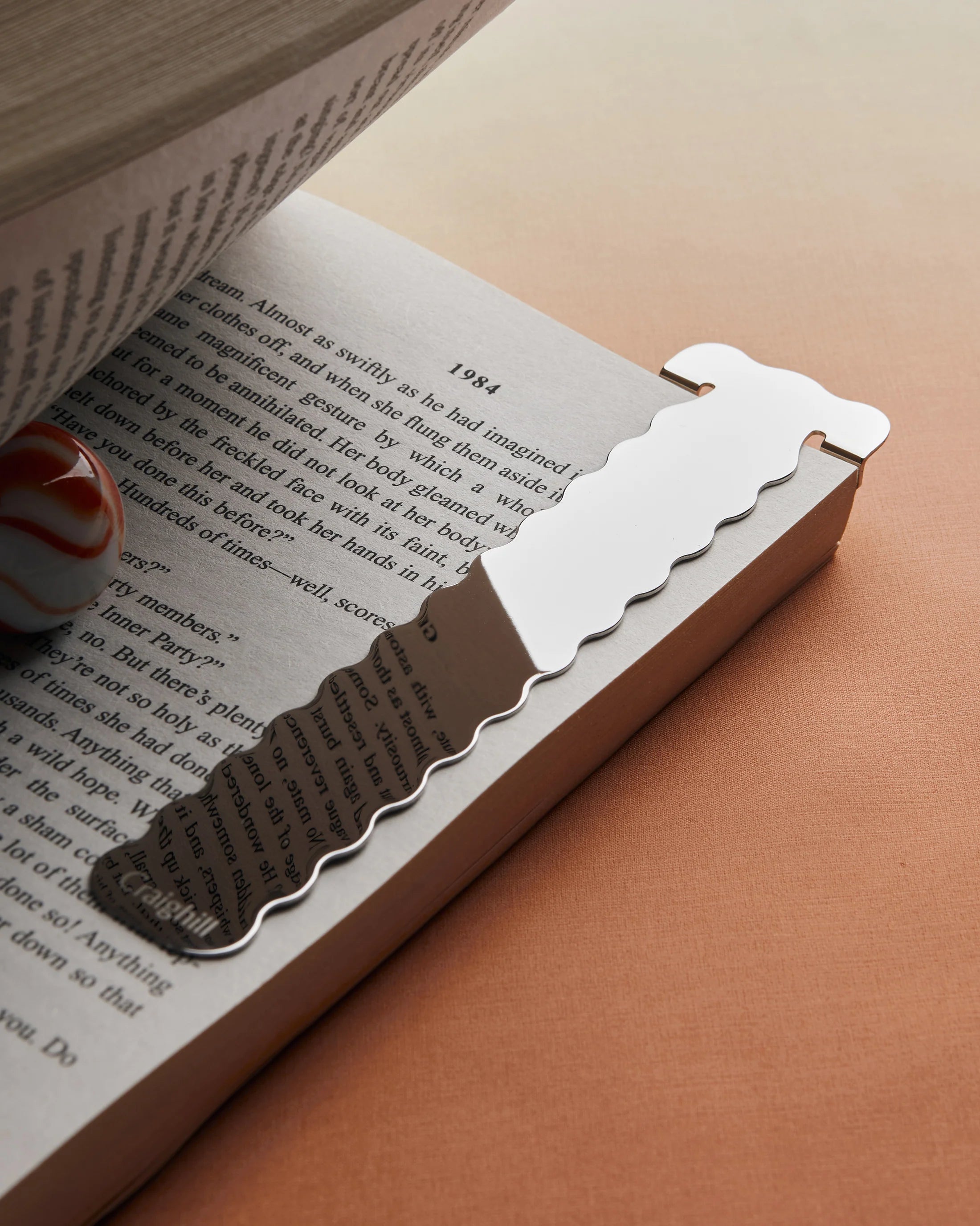 Perch Bookmark - Brass