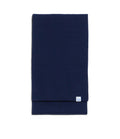 Classic Ribbed Merino Wool Scarf - Dark Navy