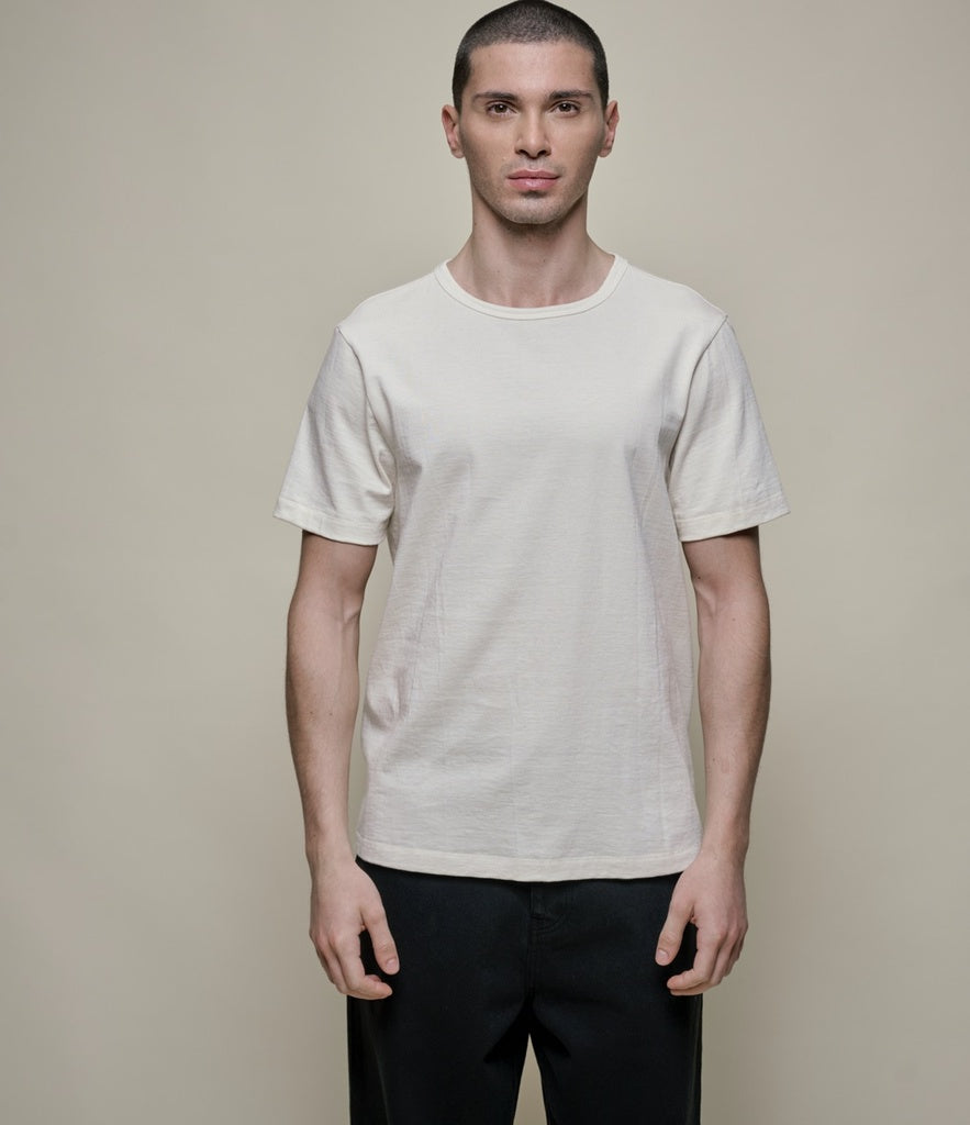 215 Loopwheeled T-Shirt - Natural