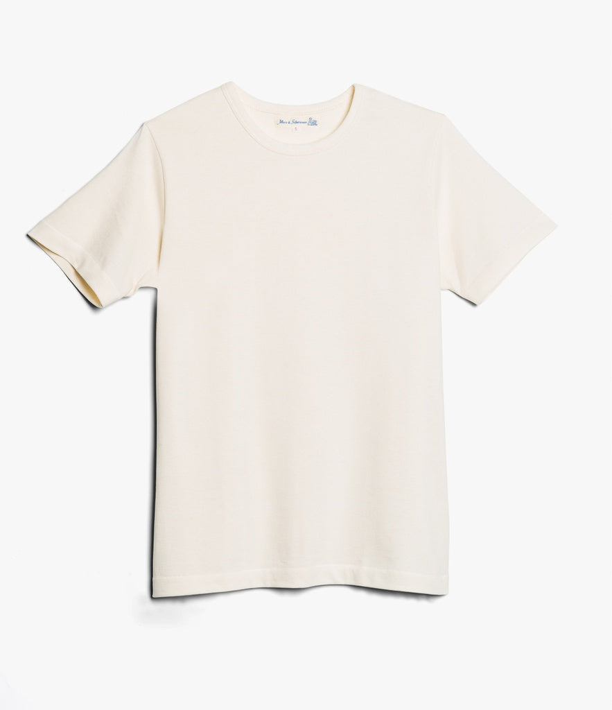 215 Loopwheeled T-Shirt - Natural