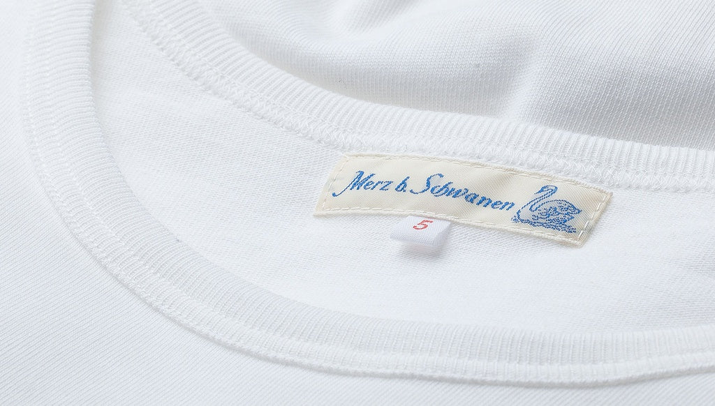 215 Loopwheeled T-Shirt - White