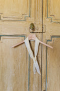 Ecru Mousseline scarf by Lutays, lightweight and elegant accessory with soft, flowing fabric perfect for stylish outfits.