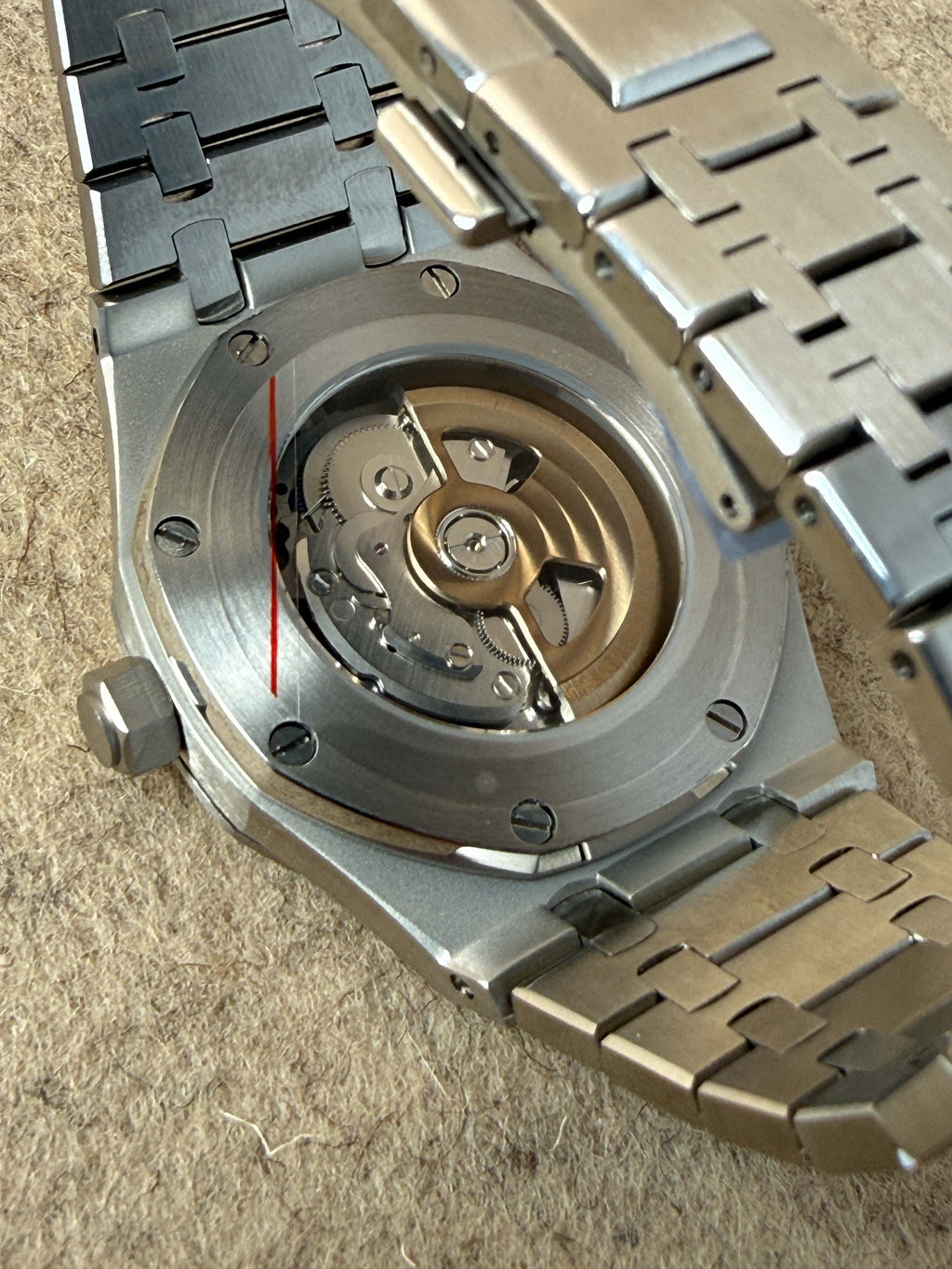 Close-up of the NUMA Abyssus Watch showcasing its sleek black dial, silver accents, and stylish leather strap.