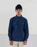 Utility Shirt - Indigo Chambray Check