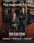 Cover of Permanent Style Magazine Vol. 2, a fashion and style book featuring elegant design and sophisticated content.