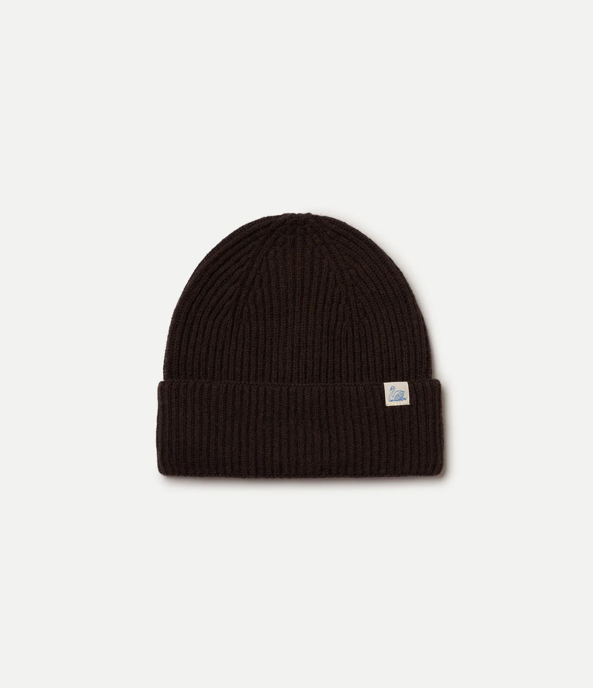 Merino Wool-Cashmere-Silk Beanie - Dark Grain