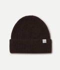 Merino Wool-Cashmere-Silk Beanie - Espresso