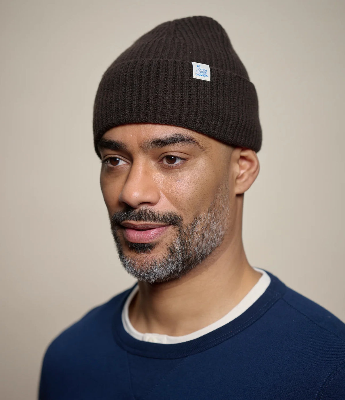 Merino Wool-Cashmere-Silk Beanie - Espresso