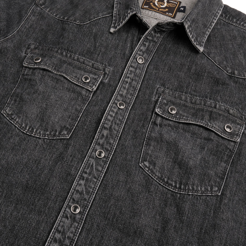 Modern Western Stone Washed Denim - Black