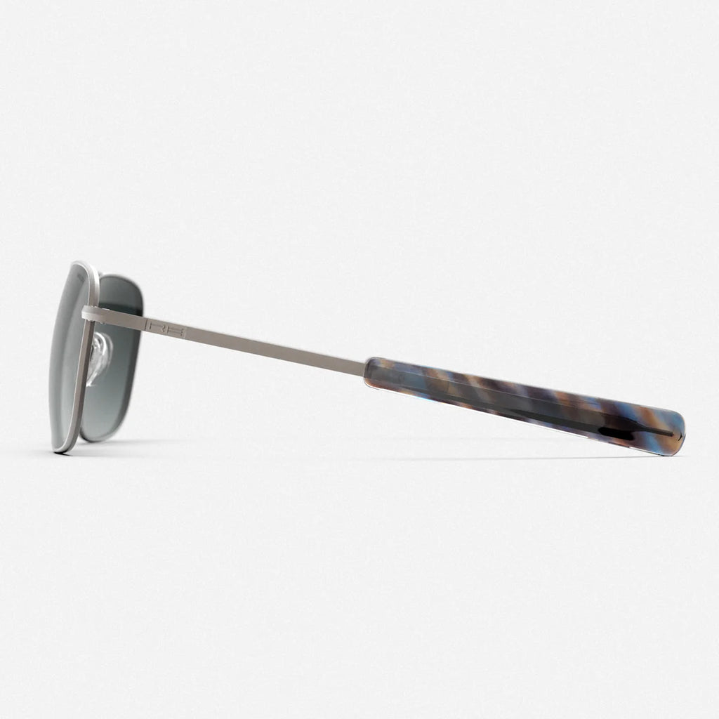 Aviator - Satin Gunmetal & Slate Polarized Gradient Nylon Lens