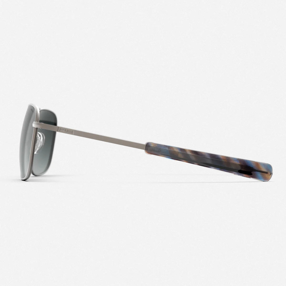 Aviator - Satin Gunmetal & Slate Polarized Gradient Nylon Lens