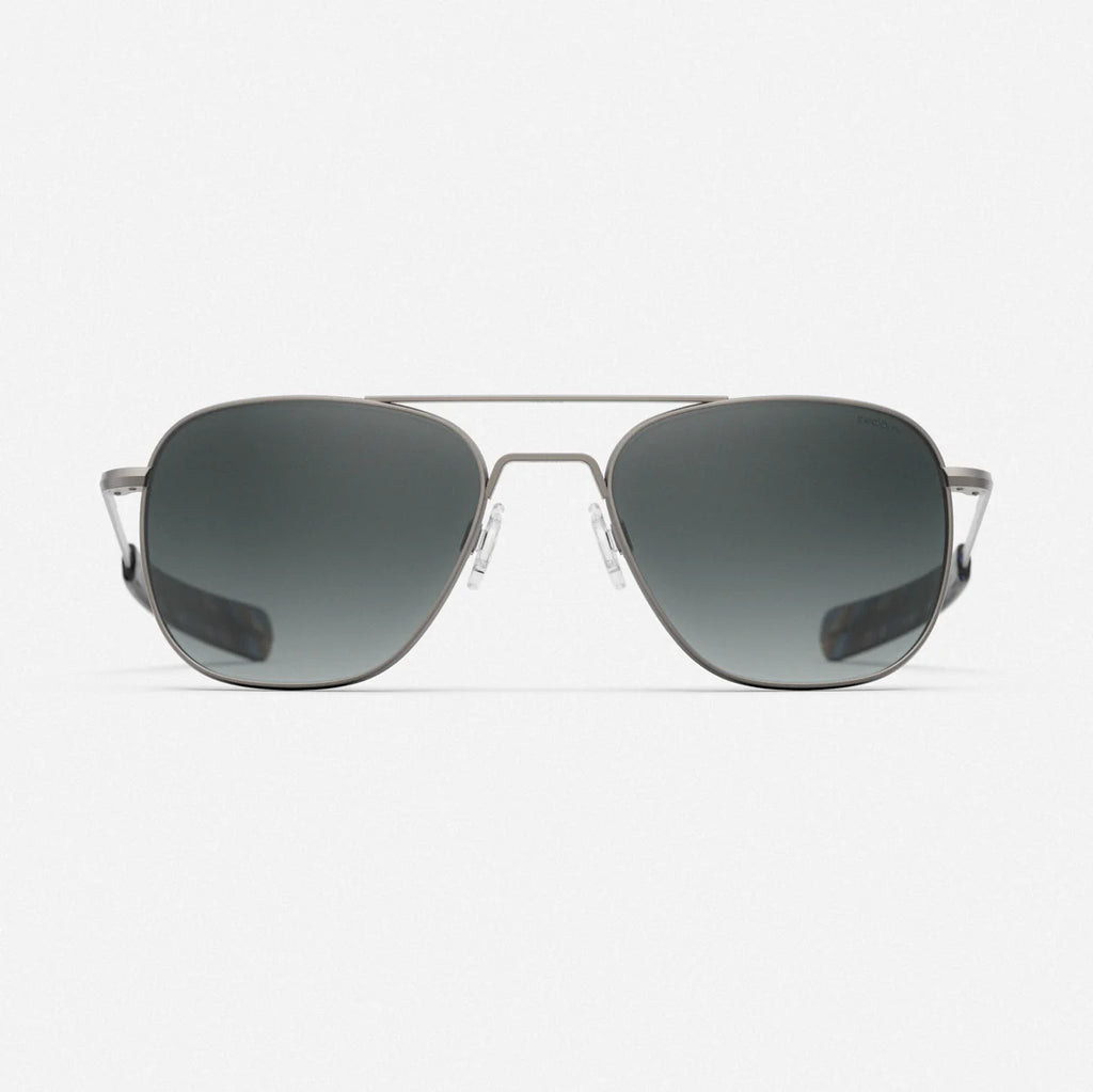 Aviator - Satin Gunmetal & Slate Polarized Gradient Nylon Lens
